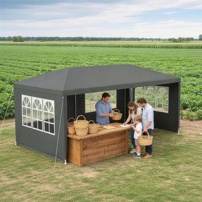 Party Zelt 3x6m – Wasserdicht & Robust für Garten & Camping