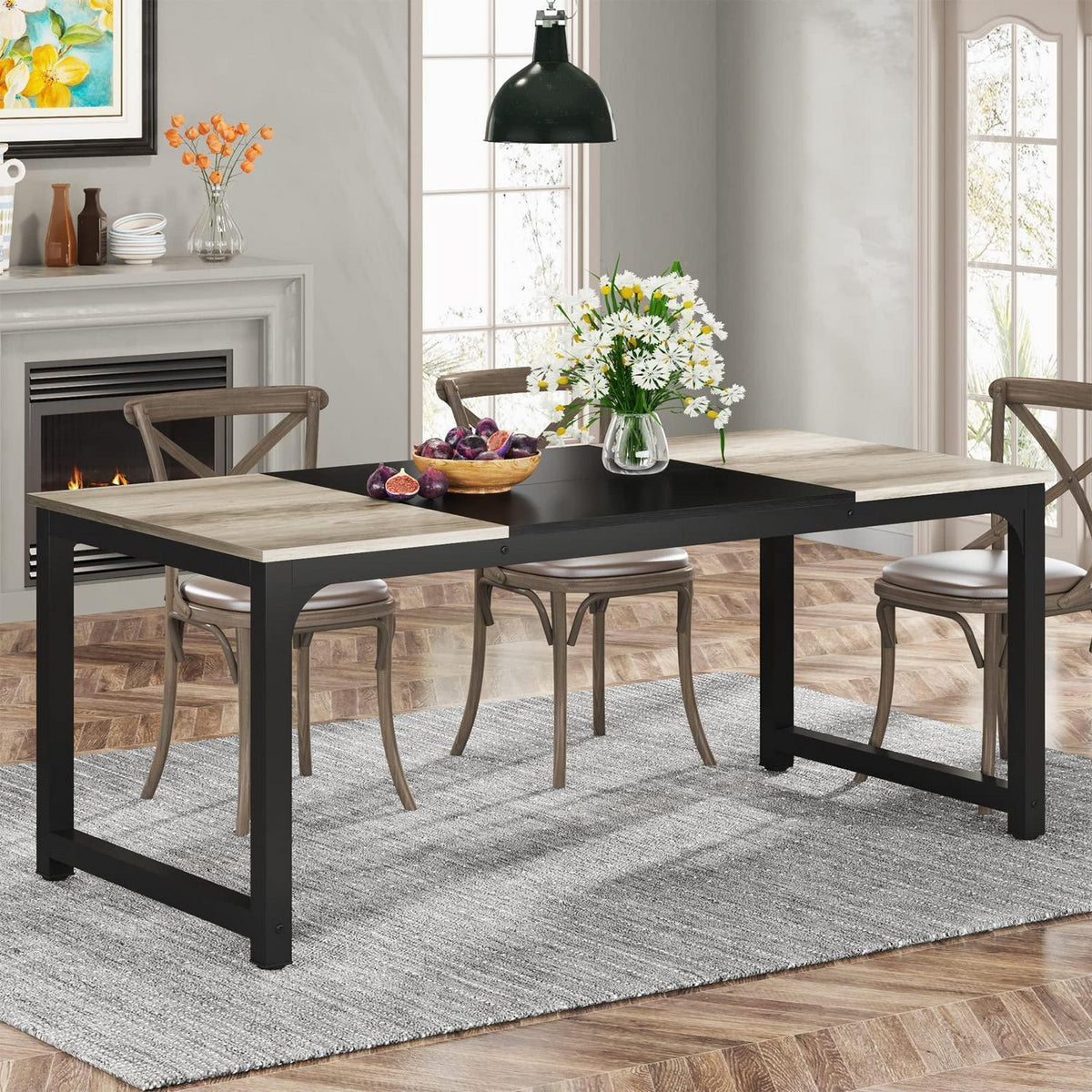 Industrietisch 180x80 cm – Küchentisch für 4-8 Personen