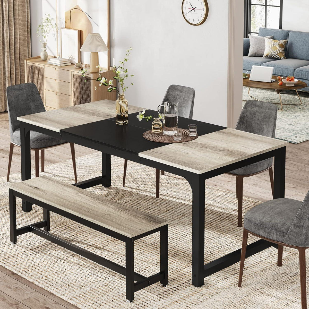 Industrietisch 180x80 cm – Küchentisch für 4-8 Personen
