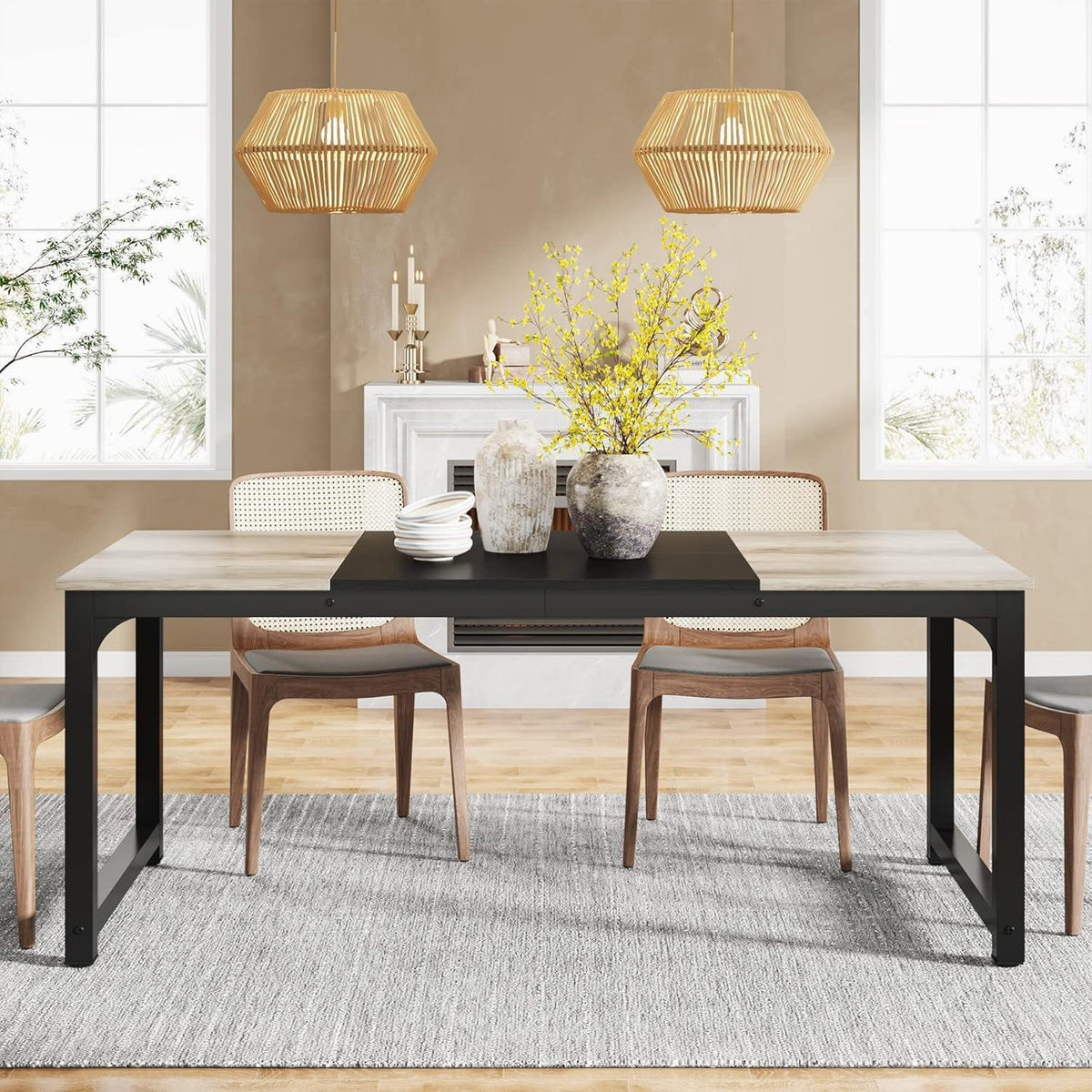 Industrietisch 180x80 cm – Küchentisch für 4-8 Personen
