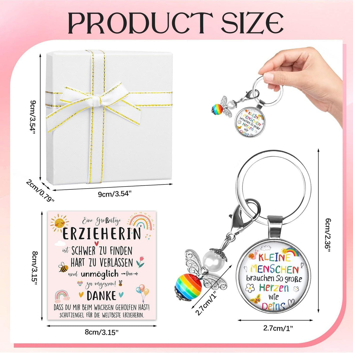 Schlüsselanhänger Schutzengel Dankeschön Geschenk Lehrer