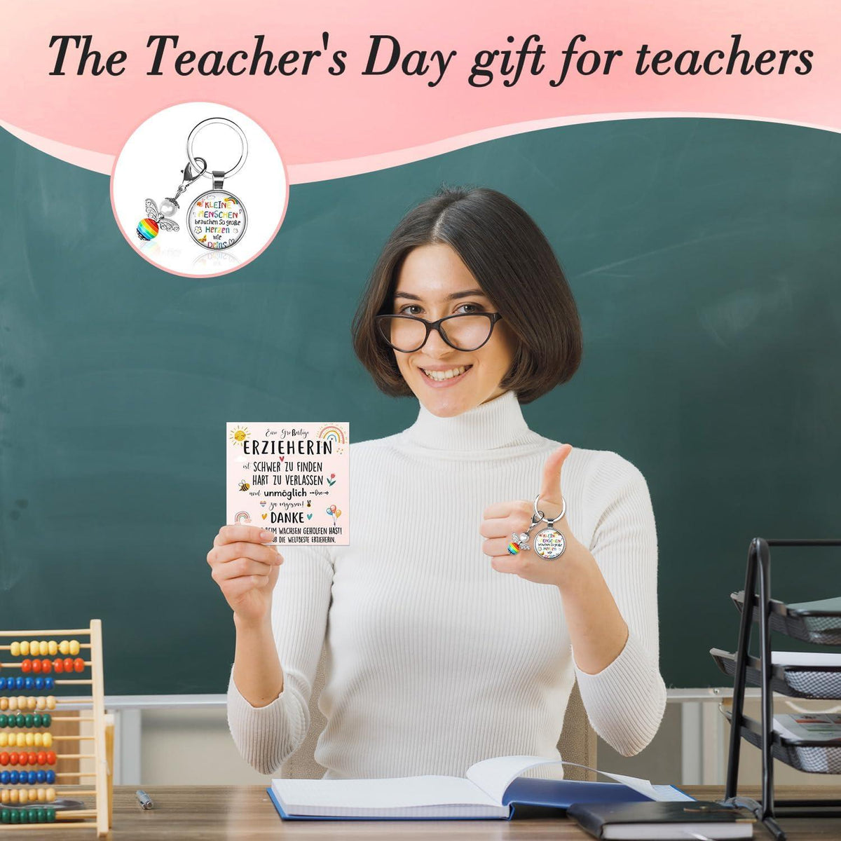 Schutzengel Schlüsselanhänger Dankeschön Geschenk Erzieherin Lehrer