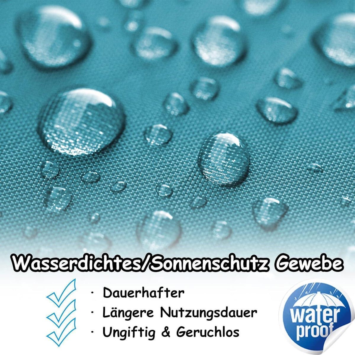3x3m Faltpavillon mit Seitenteilen & Fenstern – Grün