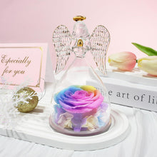 Ewige Rose Engel Figur Geschenk Muttertag Handgefertigte