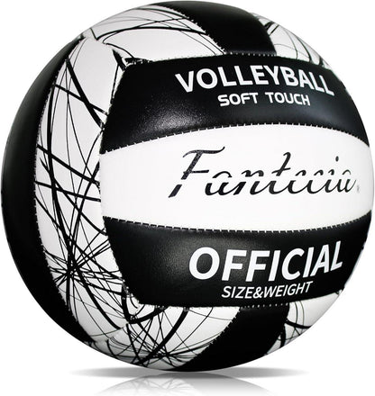 Fantecia Volleyball Schwarz Blau Offizielle Größe 5 für