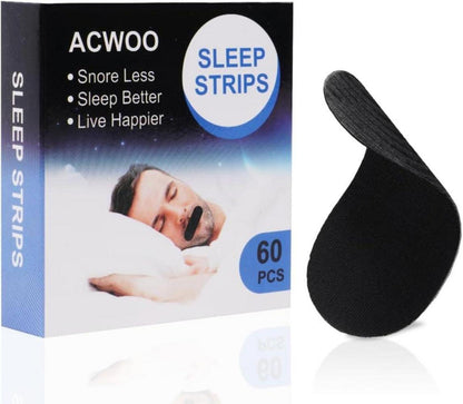 ACWOO Mouth Tape for Sleeping 60 Stück Schnarchstopper Nacht Mundpflaster