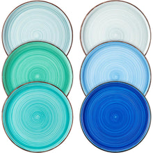 vancasso BONITA Steingut Speiseteller Set 6 Personen