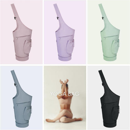 Yogatasche Damen mit Nassfach und Flaschenhalter Rosa