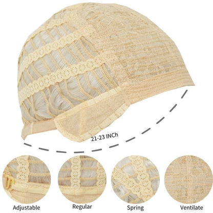 Blonde Pixie Cut Perücke – Kurz, Schichtig, Hitzebeständig