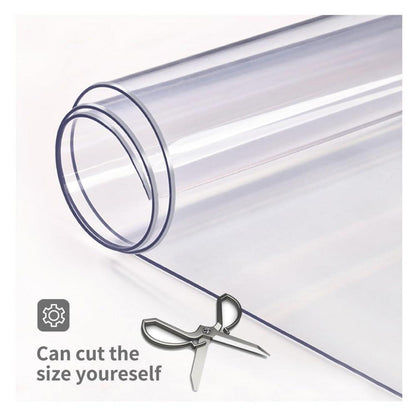 Transparente Tischdecke PVC 90x160 cm – Abwischbar & Schutz