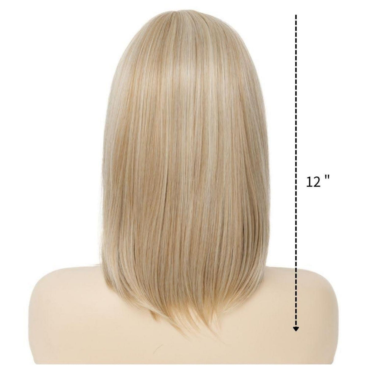 Blonder Bob mit Pony – Hitzebeständige Perücke für Damen