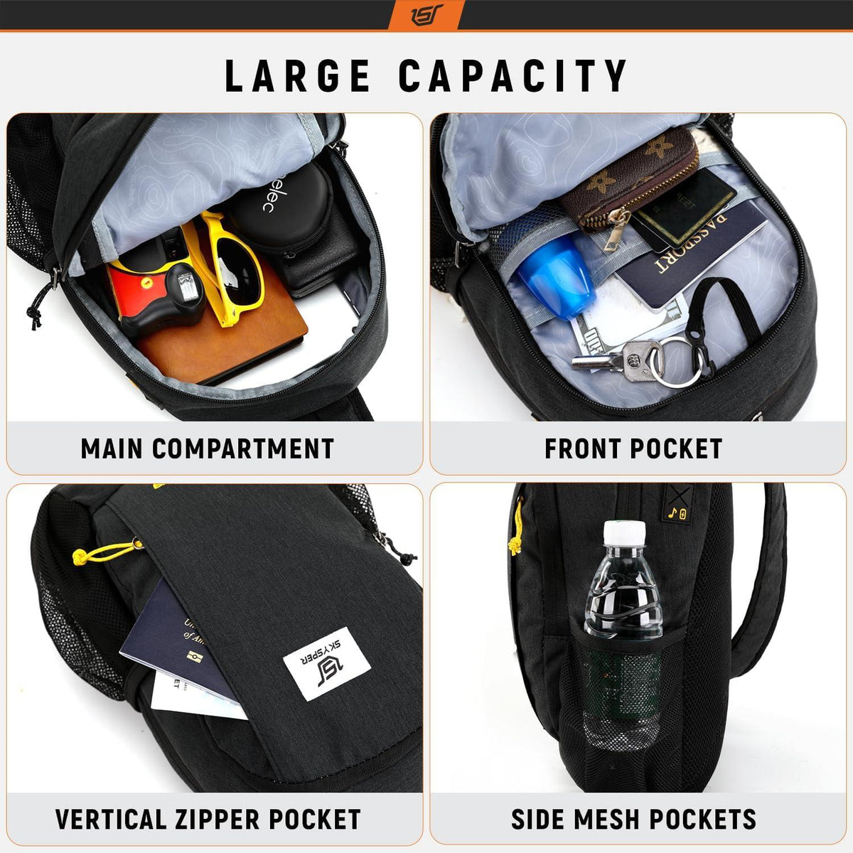 Vielseitige Brusttasche Herren für Outdoor Reise und Alltag
