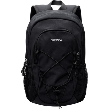 Leichter Wanderrucksack 12L mit Brustgurt – Schwarz