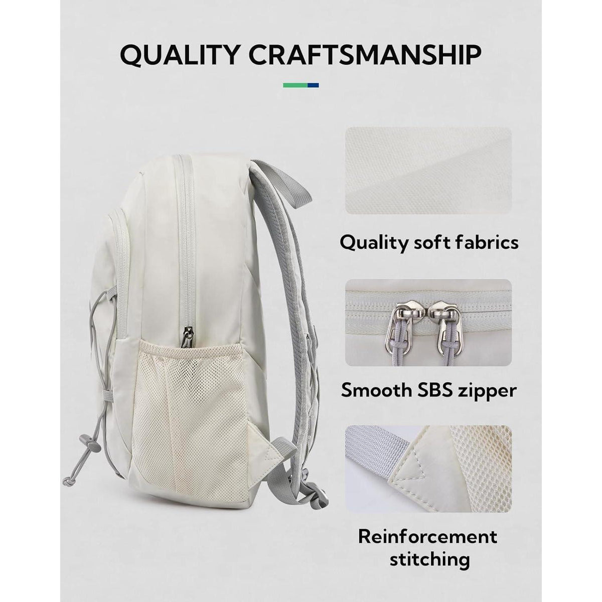 12L Wanderrucksack Mini Sport Backpack für Damen Herren Beige
