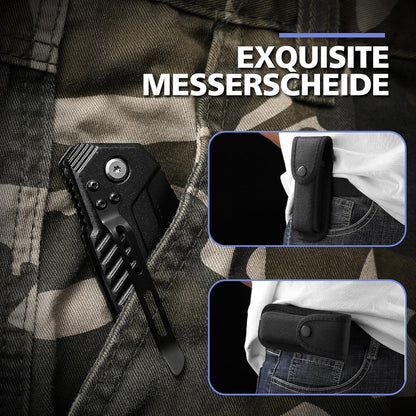 Klappmesser Einhandmesser Taschenmesser mit Nylonscheide