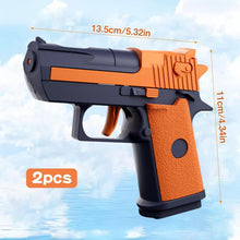 2er Set Mini Wasserpistolen für Kinder Orange A - Hohe