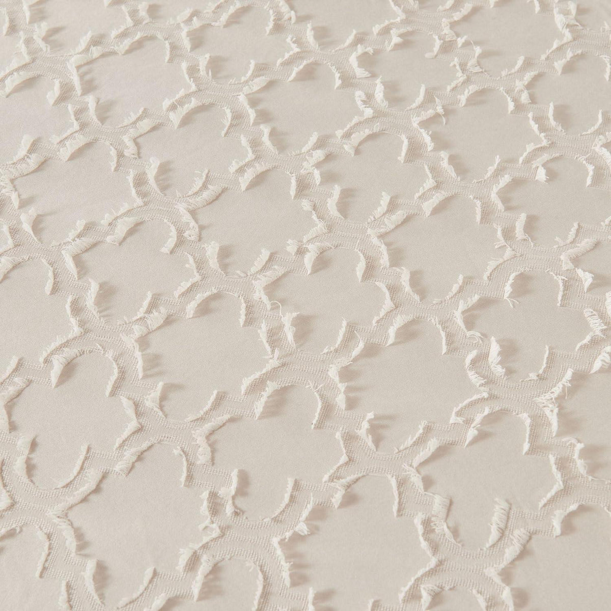 Getuftete Boho Bettwäsche 200x220 Beige – 3-teilig