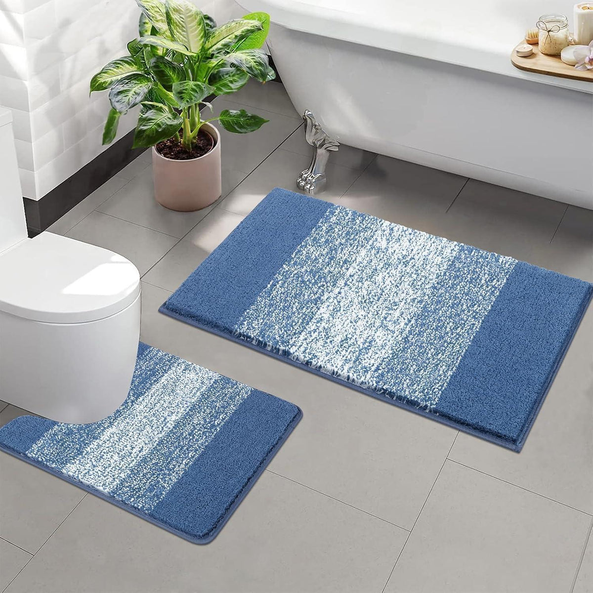 WC-Teppich rutschfest 50x60 cm – Saugfähig & Waschbar