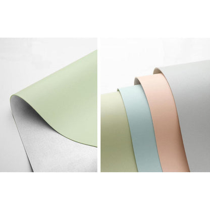PU Tischdecke Rund 110cm Grau – Wasserdichter Tischschutz