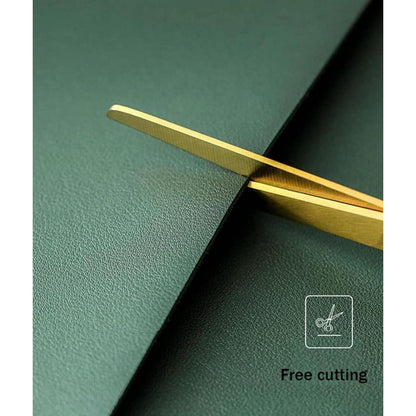 Runde PU Tischdecke 110cm – Wasserdicht, Grün