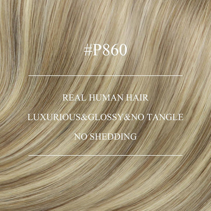 Echthaar Nanoring Extensions Hellbraun 60cm – 50g