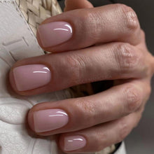 24 Stück Pink Nägel Zum Aufkleben Eckig Press on Nails Glossy Fake