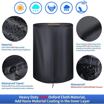 Reifenabdeckung für 4 Reifen – Robust & Wasserdicht (84x120cm)