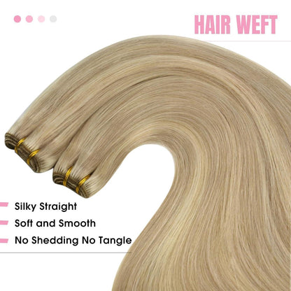 Blond Echthaar Tressen 40cm – Remy Haare, 100g