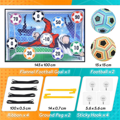 Fußball Spielzeugset Kinder Indoor Outdoor Fußballtore Klettfußball