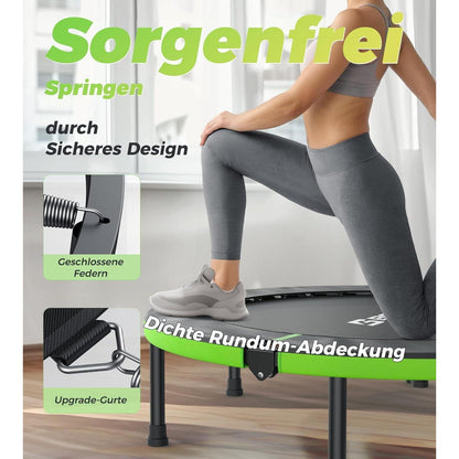 Fitness Trampolin 102 cm – Faltbar & Verstellbar