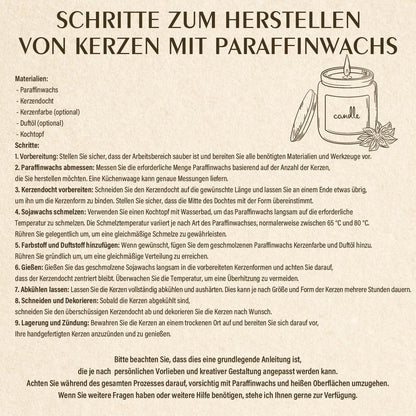Sojawachs Flocken 20KG – Natürliches Wachs für Kerzen