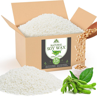 15kg Sojawachs für Kerzen – Premium, Nachhaltig & Rein