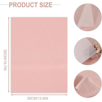 Rosa Metallic Seidenpapier 60 Blatt – Geschenkpapier & Bastelpapier
