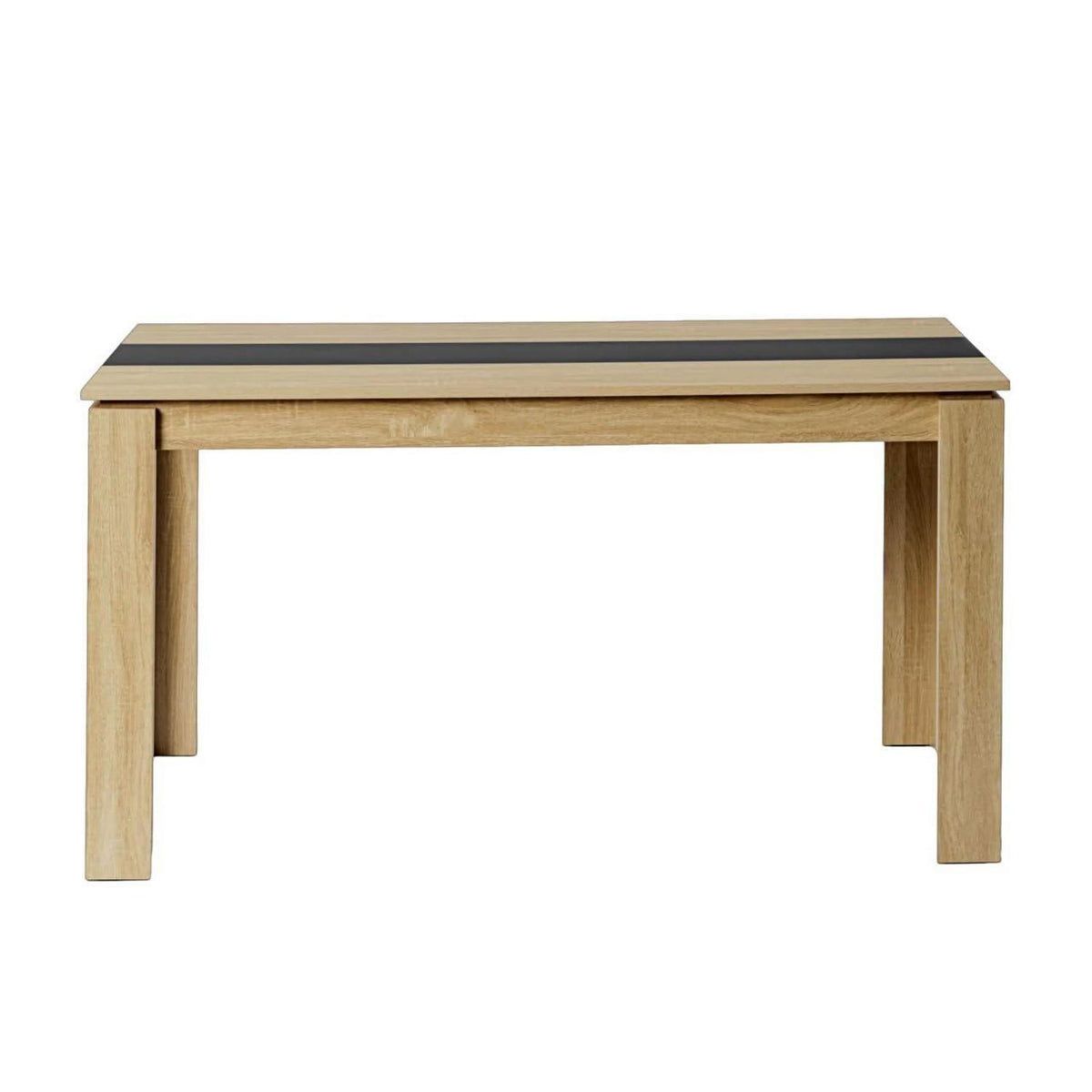 Esstisch Eiche Schwarz 140x70cm – Küchentisch für 6 Personen