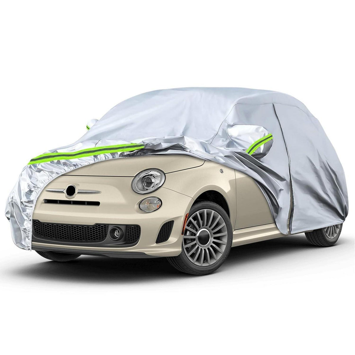 Wasserdichte Autoabdeckung für FIAT 500 2007-2025