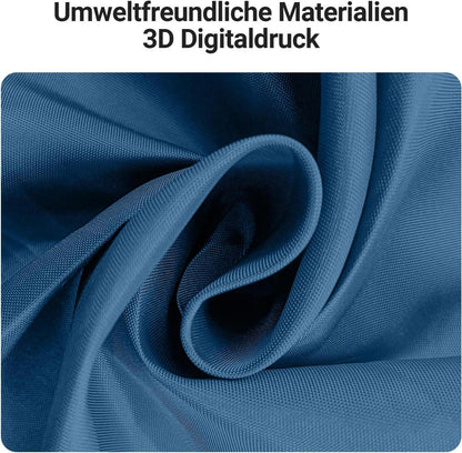 Duschvorhang Dunkelblau 200x200cm Antischimmel Polyester Waschbar