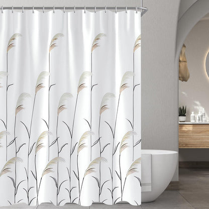 Duschvorhang 300x200cm Weizenohr Antischimmel Wasserabweisend Badezimmer