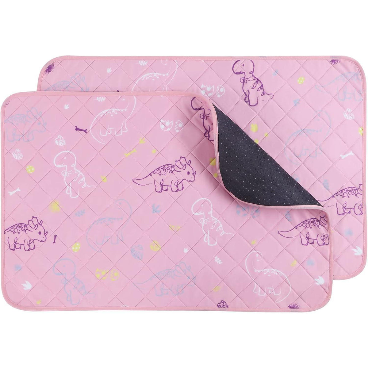 Waschbare Welpenunterlage – 2er Set, 80x90cm, Rosa