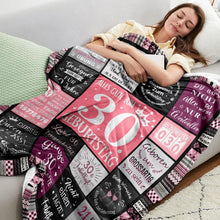 Flanell Decke 150x130CM Geburtstagsgeschenk Frauen