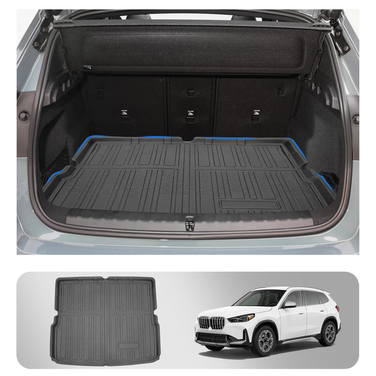 Kofferraummatte für BMW X1 U11 / iX1 U11 2022-2024 – Wasserdicht & Passgenau