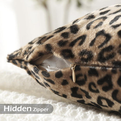 Langer Kissenbezug Leopard Gepard, 91x36 cm, Boho Deko