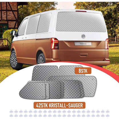 Thermo Jalousien Set VW T4 SWB - 8tlg. Sonnenschutz Matte
