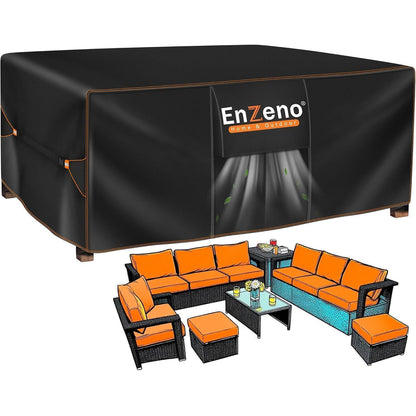 Wasserdichte Gartenmöbel Abdeckung 300x300x90cm