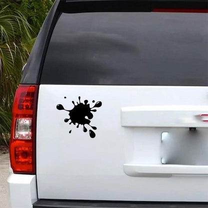 3D Autoaufkleber – Schwarze Klecks für Tür & Heckstoßstange
