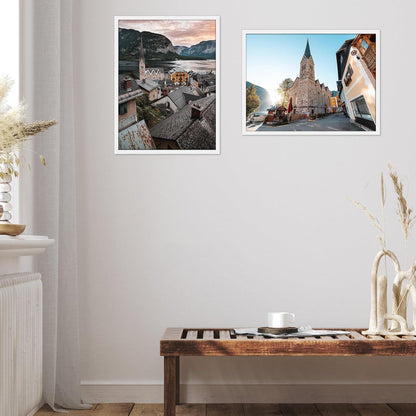 Weißer Fotorahmen groß 30x40 cm für Fotos und Bilder