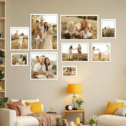 Weißer Fotorahmen groß 30x40 cm für Fotos und Bilder
