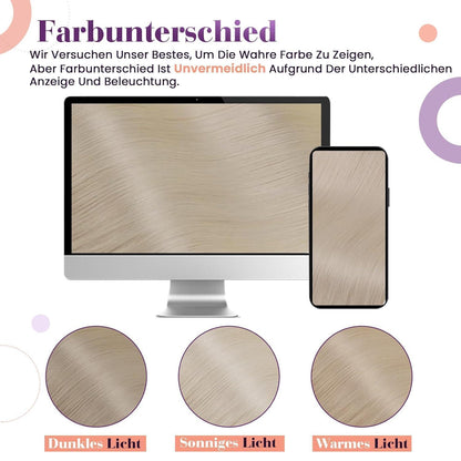 Echthaar Clip-Ins Blond #613 – 35cm, 105g