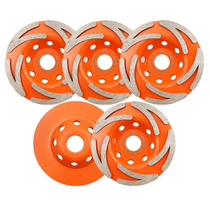 Diamant Schleifscheibe 115mm für Beton & Stein, 5er Set