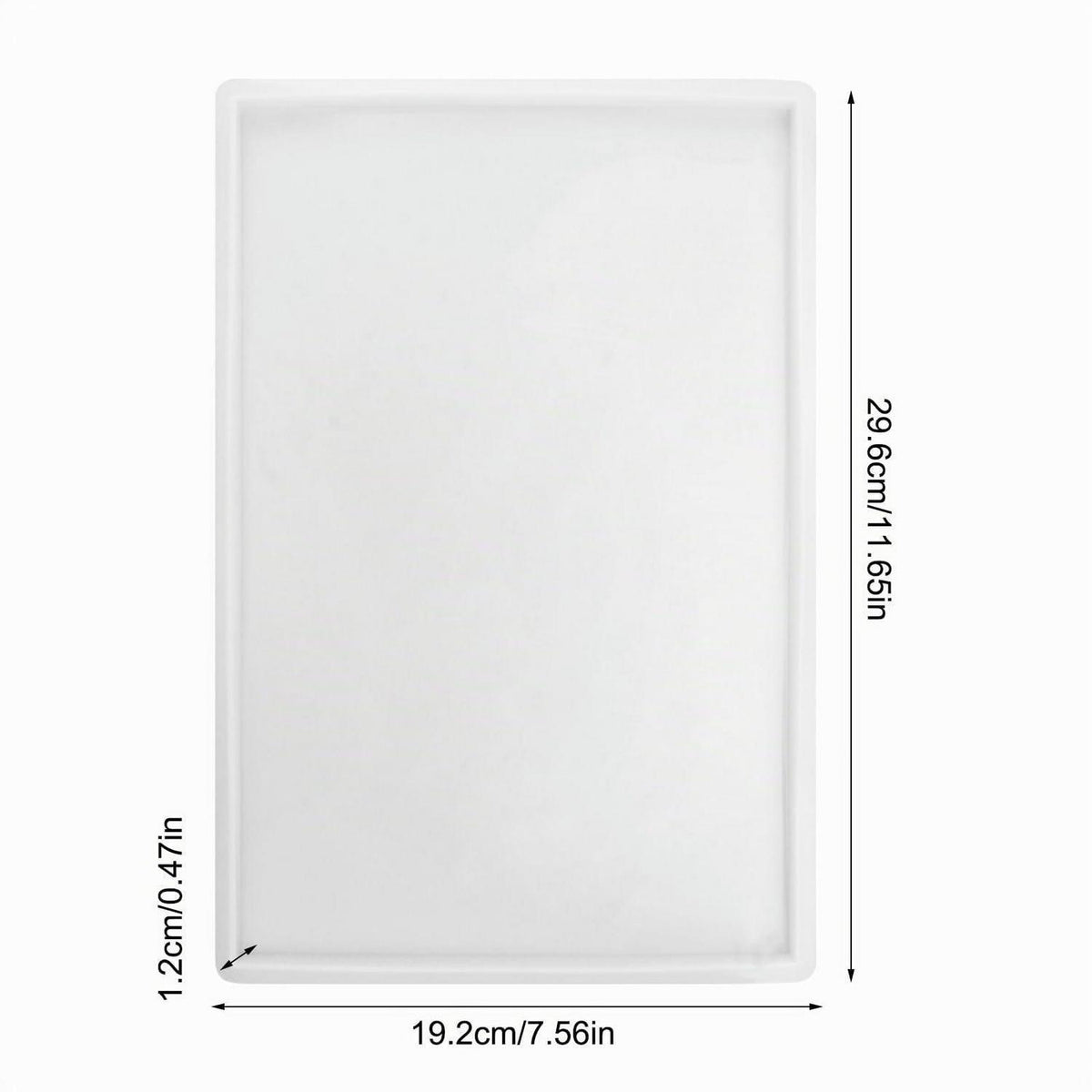 Epoxidharz Form Tablett Groß 30x20cm Silikonform Gießform