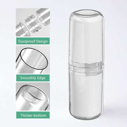Reise Zahnbürsten Etui 4-in-1 Transparent Wasserdicht